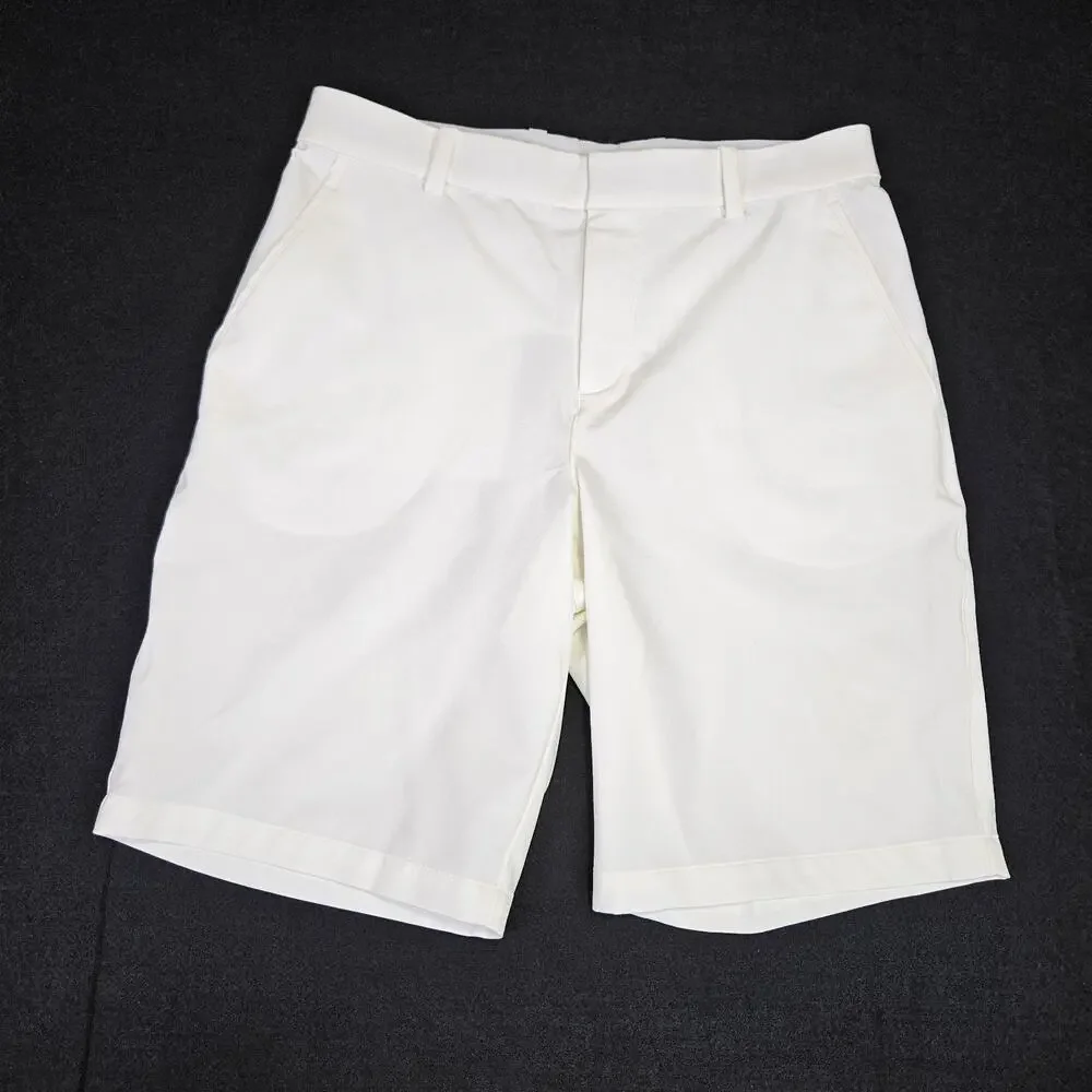 Nike Golf Victory Shorts Mens 33 M White Resortwear Stretch Performance FZ7637